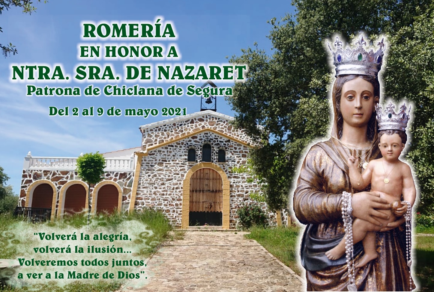 Romería en honor de Nuestra Señora de Nazaret 2021 Chiclana de Segura